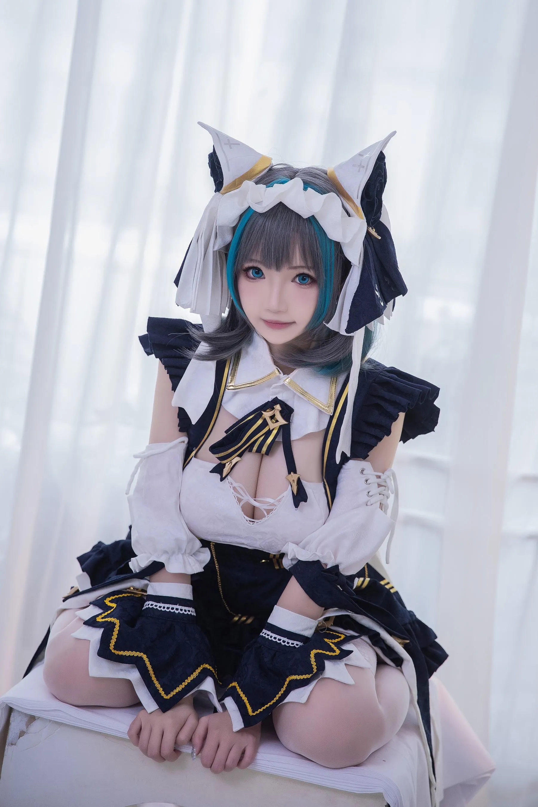 雪晴Astra – NO.33 Azure Lane 柴郡 [19P]插图2